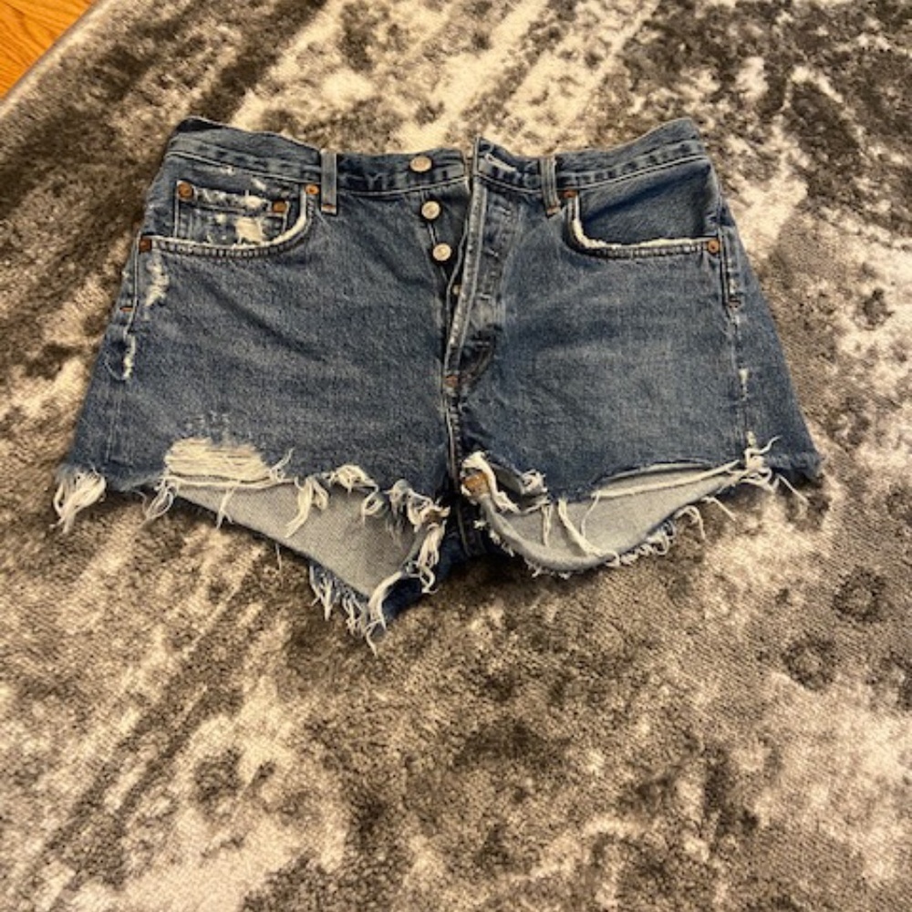 Ripped Jean Shorts: NEVER WORN